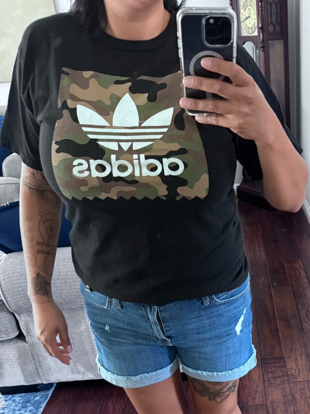 Adidas Black T-Shirt